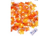 LED osvětlení javorové listy 2m, 20 světel